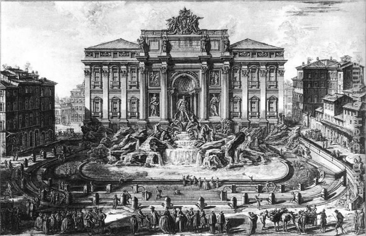 Giovanni Battista Piranesi The Trevi Fountain in Rome